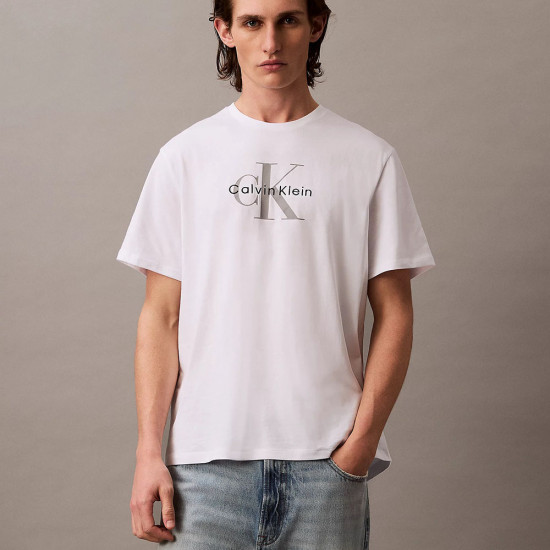 Calvin Klein Ανδρική κοντομάνικη μπλούζα Monogram Logo Tee
